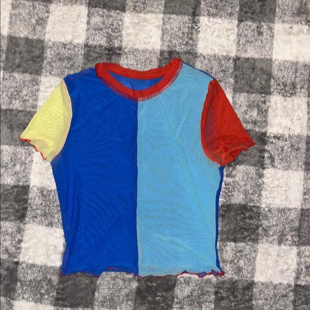 Colorful Kids Patchwork T-Shirt